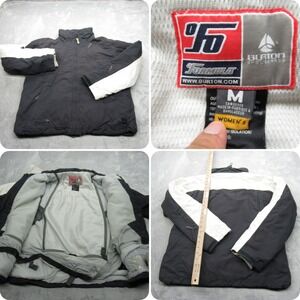 Burton Formula Jacket Women Medium Black Insulated Ski Waterproof Insulated READ